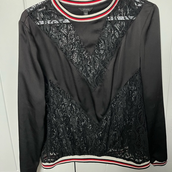 Guess like new lace & silky longsleeve XS - Picture 4 of 5